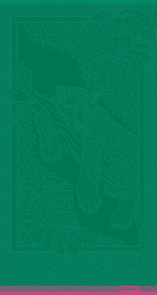 Toalha de Praia Yaguareté Verde 0,80x1,50m Atlântica