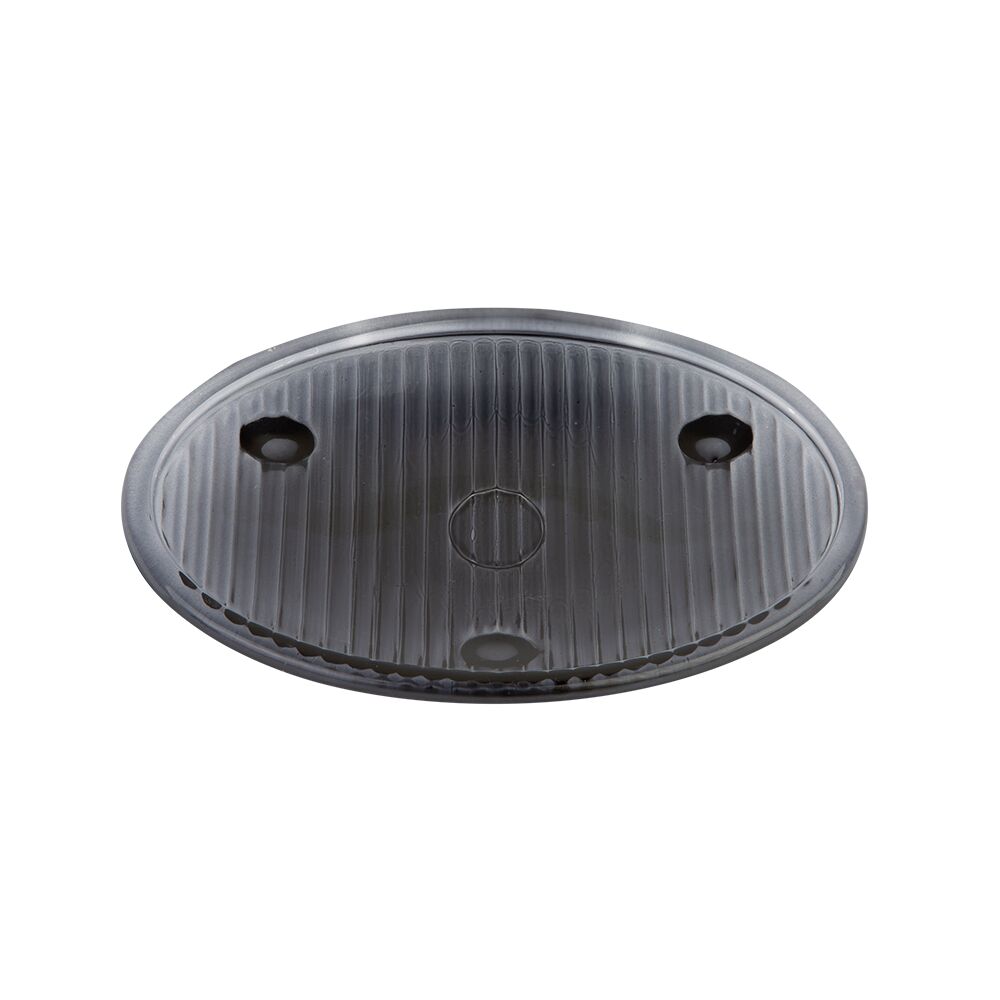 Saboneteira Mesa Texturik Vidro Fume Casa&ideia