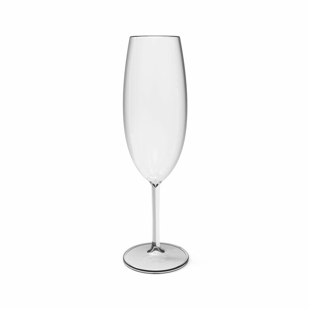 Taça de Acrílico Ou 280ml Champangne Natural