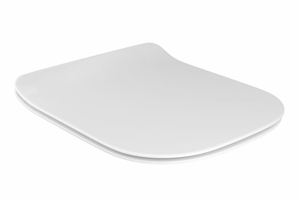 Assento Termofixo Axis/Quadra com Queda Amortecida Branco Deca