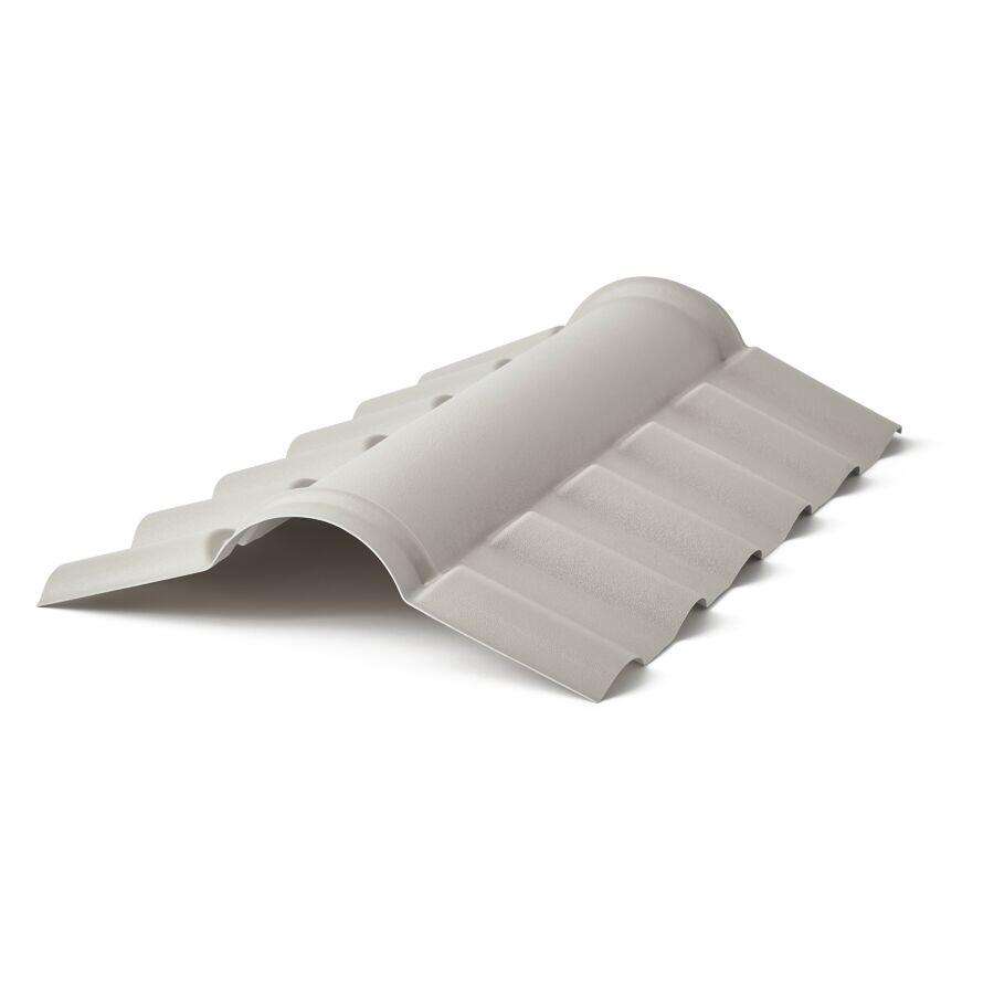 Cumeeira PVC Tubozan 90x56cm Central Plan Concreto