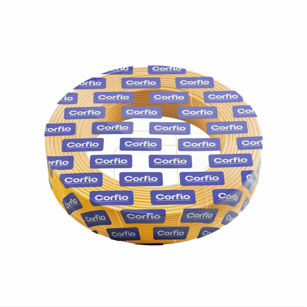 Cabo Flexivel 2,5mm 100m 450/750v Amarelo Cobre Corfio