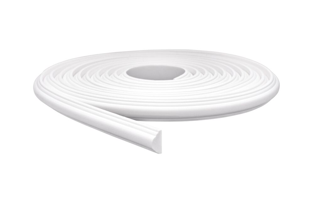 Boiserie EVA Autocolante 23mm x 5m RM61 Branco Meu Rodapé