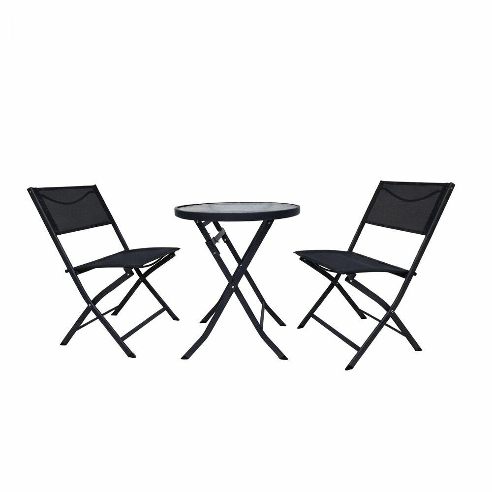 Conjunto Mesa e Cadeiras Jurerê UP Cinza 3 Peças Fascino