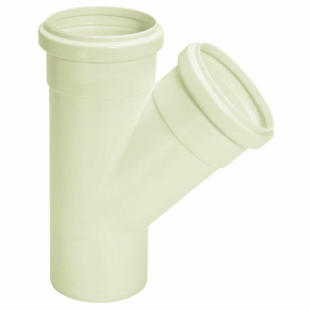 Junção Simples 100mm Pvc Esgoto Branco Amanco