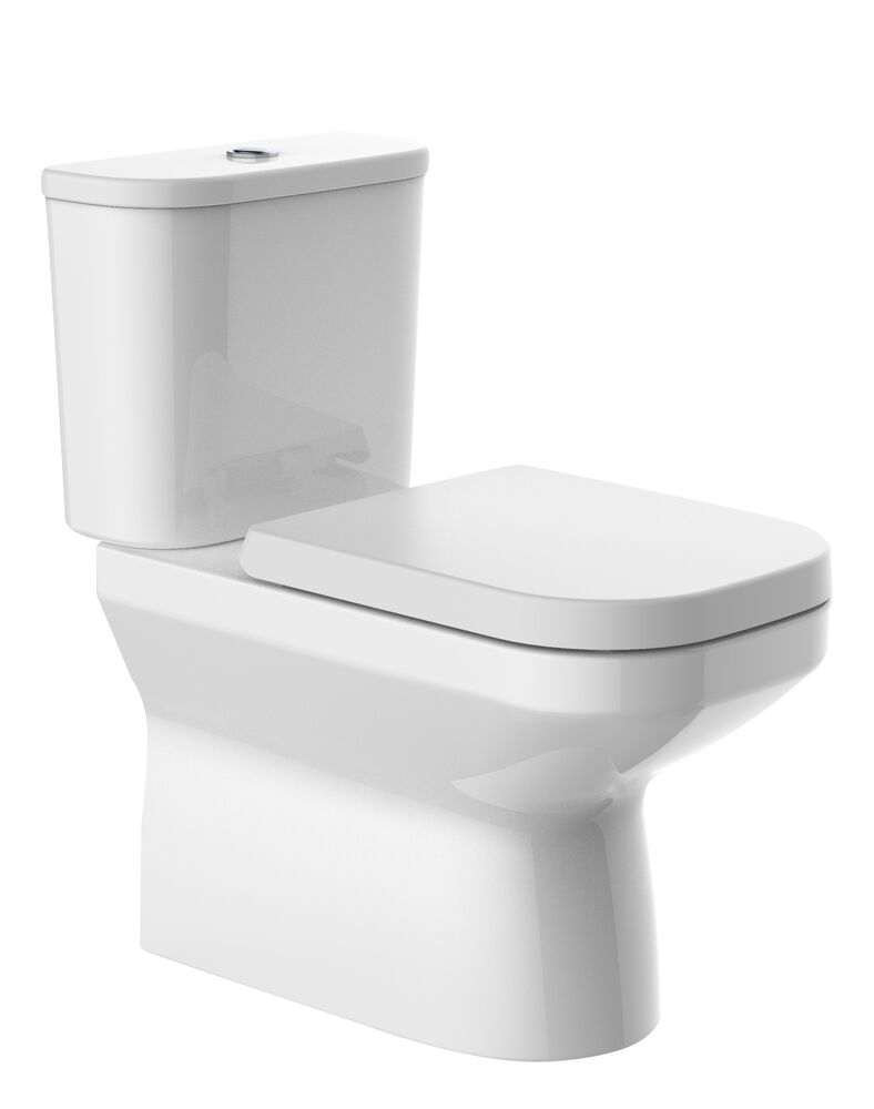 Kit Vaso Sanitário com Caixa Acoplada Acionamento Duplo 3/6L Span Square Branco Kohler