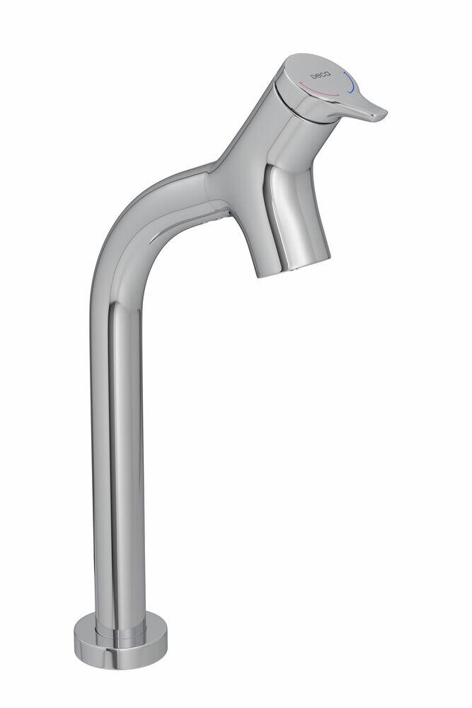 Torneira Misturador Monocomando para Banheiro de Mesa Bica Alta Movel Gama Cromado Deca