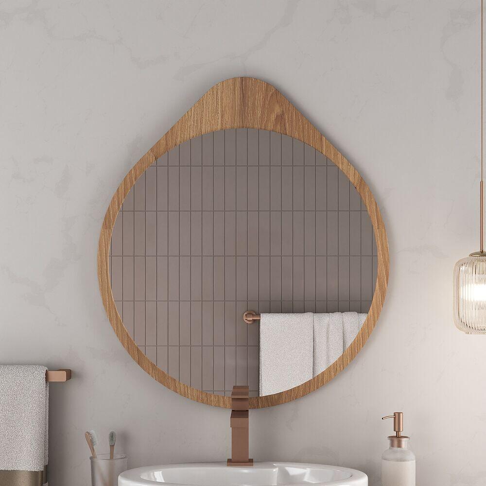 Espelho para Banheiro Gota Catedral 62,5cm C-Linea